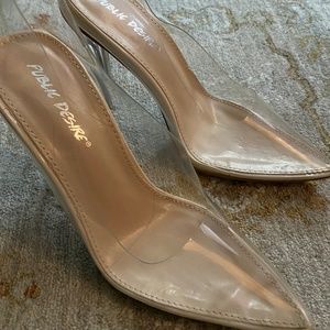 Public Desire translucent heels